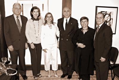 Alberto González Domene, Rosario de González, Marisa de Zavala, Jesús Zavala, José de Ruiz y Javier Ruiz.