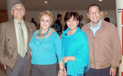 Guillermo Millán, Ángeles de Millán,Yolandade Nares y Jesús Nares.