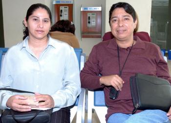 Eduardo Morales y Olga Lidia González  viajaron al DF.