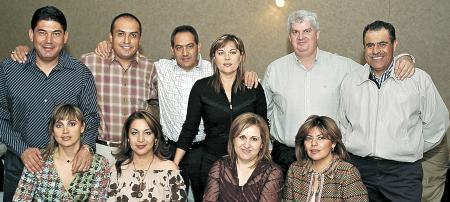 Luis y Marcela Cnatú, Gerardo y Mónica Bustos, Luis Carrillo y Leila Moreno, Toto y Banchis Borrego, Kintin y Titis Ruiz.