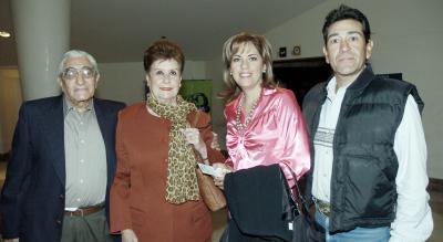 Ángel, Lilia, Adriana y Gabriel Aguilar.