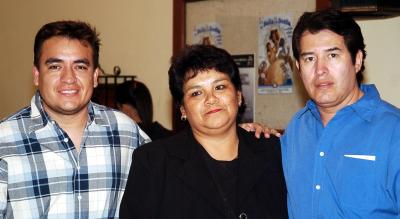 Eduardo Sánchez, Guadalupe Ayala y Jorge Quintana