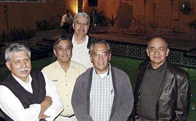 Fernando ROmero Vicente González Muñoz, Eduardo Zataráin, Fernando Fiscal y Luis Pimentel.