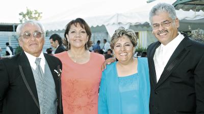 Rubén Fraire Serrato, María Estela López de Fraire, Carmen Falcón y José Olvera.