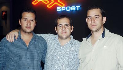 Hassan, Abraham y Carlos.