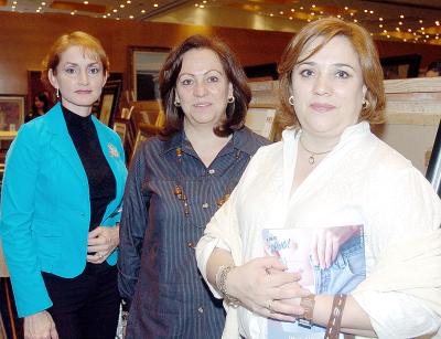 Tita de Márquez, Elba de Robles y Olga de Romero.