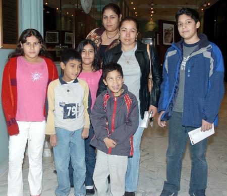 Blanca Delgado, Anel García, Arturo y Alejandro Hernández, Jesús, Salma y Arianne Soria.