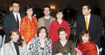 Luis López, Malena de López, Maribel de Murra, Gabriel López, Marlí de López, Alfredo Murra, Anabel de Murra, Nuria F. de Murra y María Isabel Saldaña.