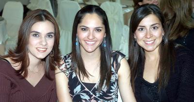 Yolanda Velázquez, Marcela Foglio y Marthy Dávila.