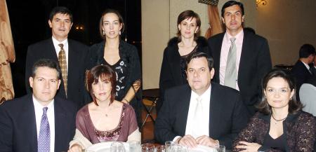 José y Rosarín Arias, Juan Carlos y Ana Claudia  Arias, Antonio y Cony Dueñes, Eduardo y Verónica Arias.