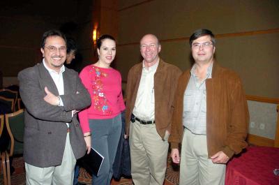 Ramón Shate, María Esthela Morales de Sánchez, Salvador Jalife  y Bernardo Gurza