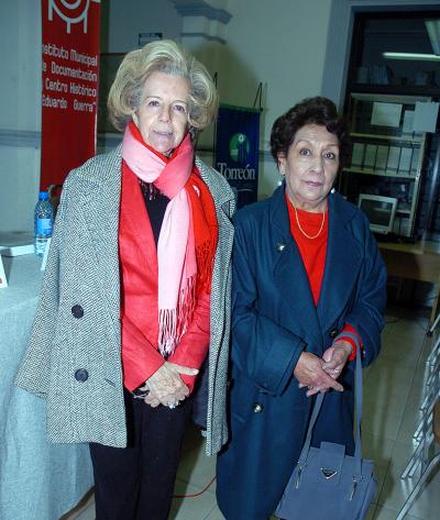 Rosa Gámez y Ana María Robles