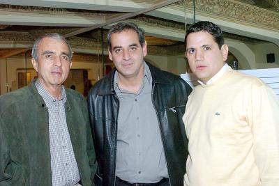 -Carlos Santos, Ernesto Castro y Jorge Guajardo.