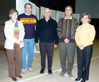 va_03122005_9  María Madero, Juan José Esquivias S.J., Quintín Balderrama S.J., Felipe Espinoza S.J. y Margarita Torres