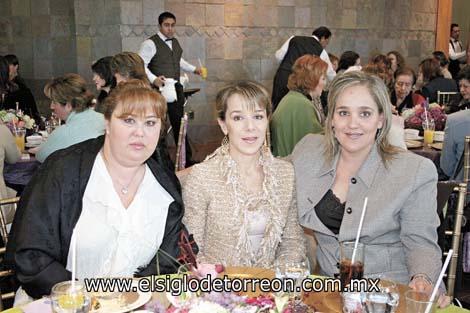 Bárbara López de Amarante, Edurne de Villegas y Ana de Garza