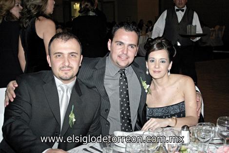 Pablo Chaúl, Ricardo San Miguel González y Marcela Garza Rodríguez