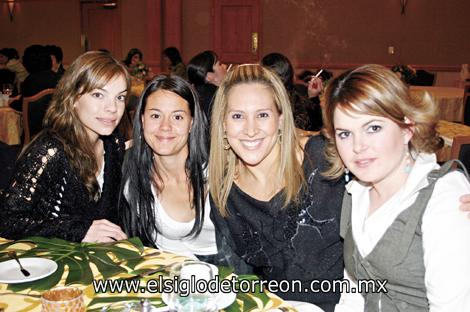 Marisofi Cobo, Cecy Bustos, Brenda de Haro y Gaby Valdés