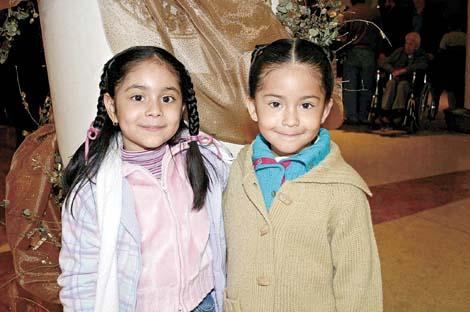 Frida Sofía Alvarado Flores y Valeria Stephanie Flores Montalvo