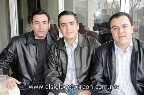 Horacio González, Francisco A. Obeso y Roberto Kuri