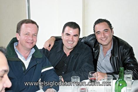 Luis Sordo, Gonzalo Ramírez y Memo Arenas