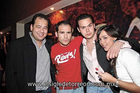 Manolo González, Cloro Padilla, German Madero y Dany Madero.