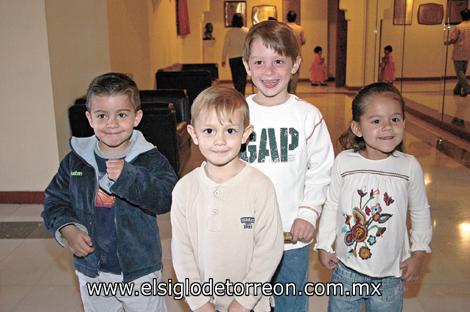 Diego Yarza Martínez, Pablo y Beto Mexsen y María Juan Marcos.