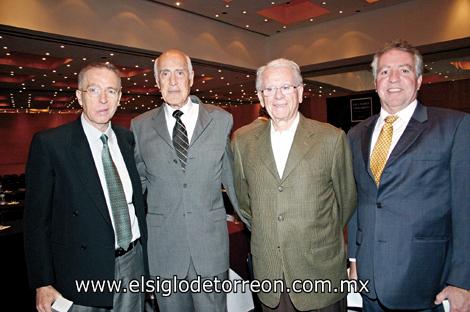 Armando Martín, German González, Roberto Villarreal y Pedro Luis Martín