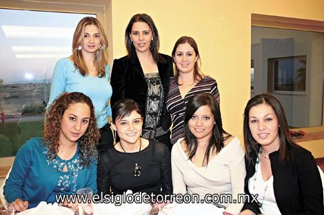 Helwe Sabag Chaúl, Carmí Rodríguez Chávez, Lucila Milanesio, Tania y Sonia Mansur, Alejandra de Pérez y Rocío Nassar.