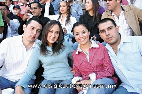 Hector Campos, Montse Gutiérrez, Wendy Sifuentes y Rodolfo Cipper.