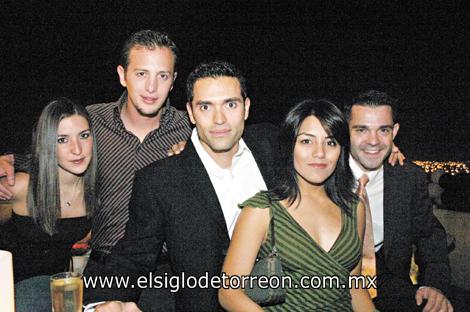 Marcela, Christian, Gustavo, Sandra y Boris.