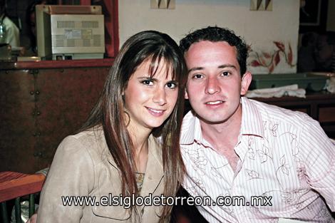 Nadia Giacoman y Alberto Fernández.