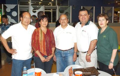 va_05032006 
Óscar Mejía, Perla Cedillo, Salvador Borja, Javier Luna y Lourdes Vázquez.