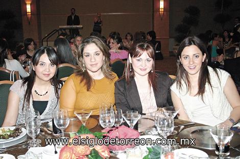 Paty Lícera, Cristina Reza, Maica Ortiz y Melissa Mijares.