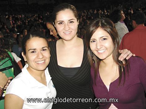 Olga Ruíz, Farah Nahle y Mayela Saab.