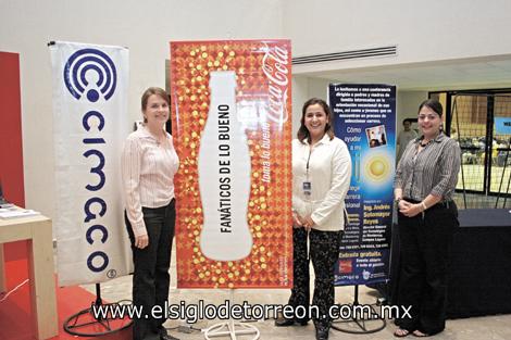 Cristina Fuentes de Sesma, Jackeline Giacomán de Luna y Karina Sánchez de Dieguez.