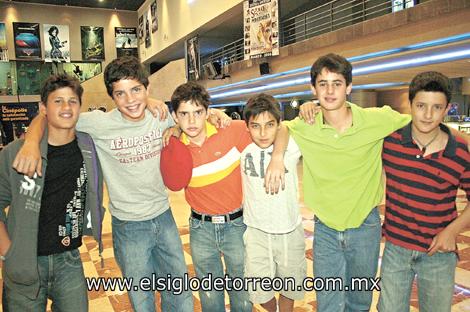 Damián Barboglio, Roberto Garrido, Jose Luis de la Reza, Antuán Mansur, Esteban Villarreal y Ricardo Marroquín.