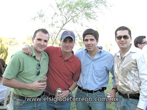 Fernando Zertuche Grageda, David Madero Amarante, Alan Garza-Tijerina Murra y Gerardo Murra Rebollo.