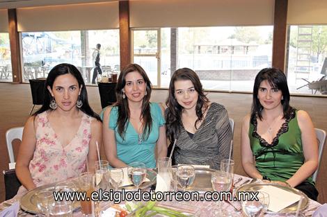 Bárbara Garza, Naxiely de la Garza, Marina Martínez y Alejandra Elías.