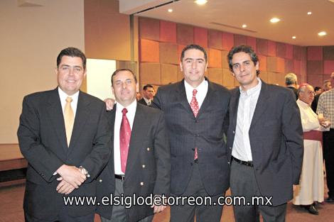 Marcelo Bremer, Enrique Sada, Mauricio Obeso y Roberto Cruz.