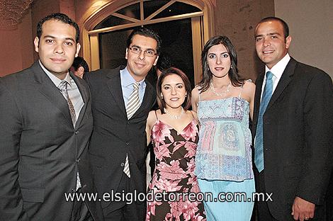 Víctor Navarro, Rodrigo Medina, Irmuyenia Gómez, Cecy Villarreal y Baltazar Villarreal.