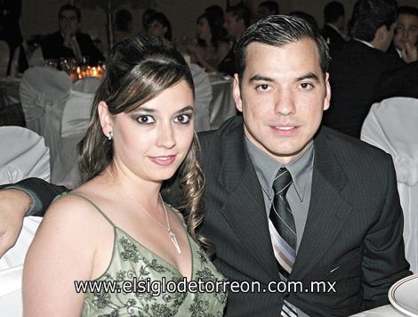 Dora Obregón y Alfonso Arizpe.