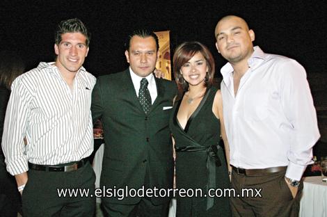 Alejandro Martínez, Alberto González, Lucia Ley y Antonio Martínez.