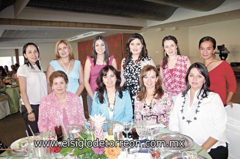 Lizette Garibay de Muñoz, Tuty Ayup de Mery, Gaby Ayup de Esquivel, Tata de Fernández, Karina G. de Ramírez, Bárbara Mery de Balcazar, Claudia de Odriozola, Rosalinda Jiménez Ayup, Liliana de Barriada y Mague H. de Mery.