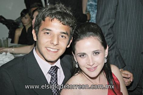 Hassan Chaul y Andrea Diez.