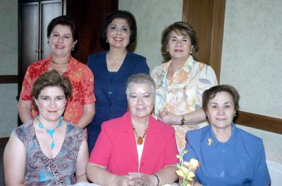 14052006 
María del Carmen de Gurza, María Esthela de Morales, Rosy Solares, Yolanda Porragas, Janeth de Villa y María Elena Rodríguez.