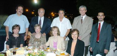 15052006 
José Ramírez y Susana de Ramírez, Gabriel y Ángeles Aguirre, Víctor Velázquez y Patricia de Velázquez, Alejandro Esteba, Rosa Amezcua y David Cohen.