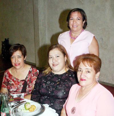 21052006 
Rosa de Pablos Gómez, Perla Patricia de Pablos, Gloria Alicia de Pablos y Laura Ramírez de Castellanos