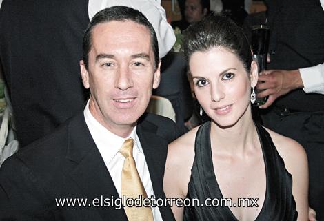 Eduardo y Vanessa Allegre.