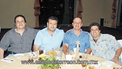 Karim Gidi, Dennis Aguilar, Luis Aguirre, Michel Zreik.