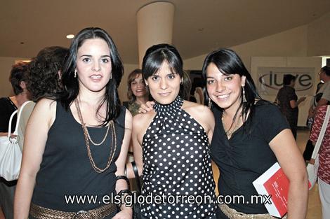 Margarita Martínez, Sofía sarmiento y Emilia Naranjo.